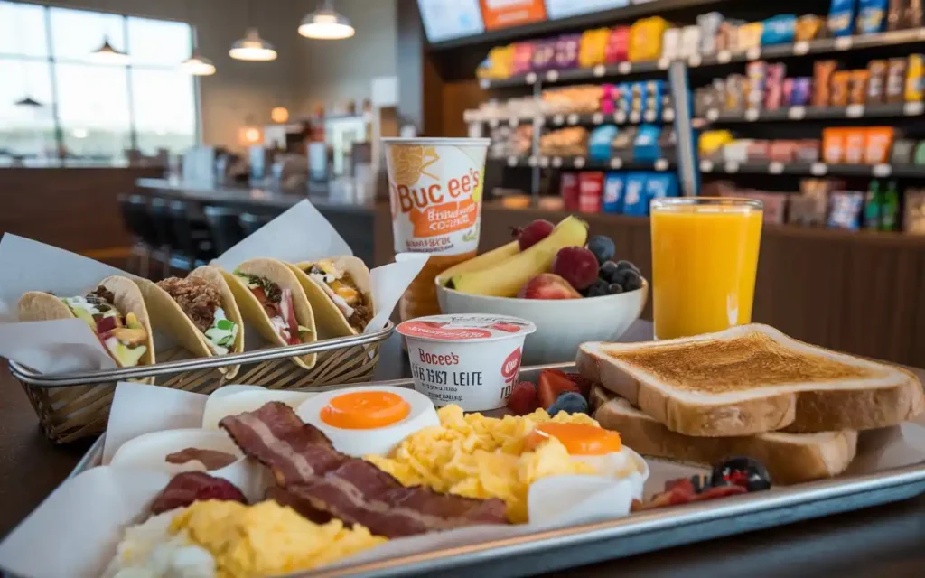 Buc ee's breakfast menu